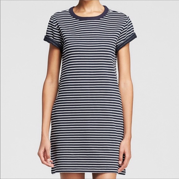 rag & bone Dresses & Skirts - rag & bone / JEAN “Tomboy” Shift Dress in Stripe